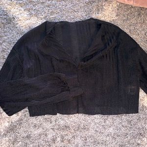 Shein long sleeve crop top